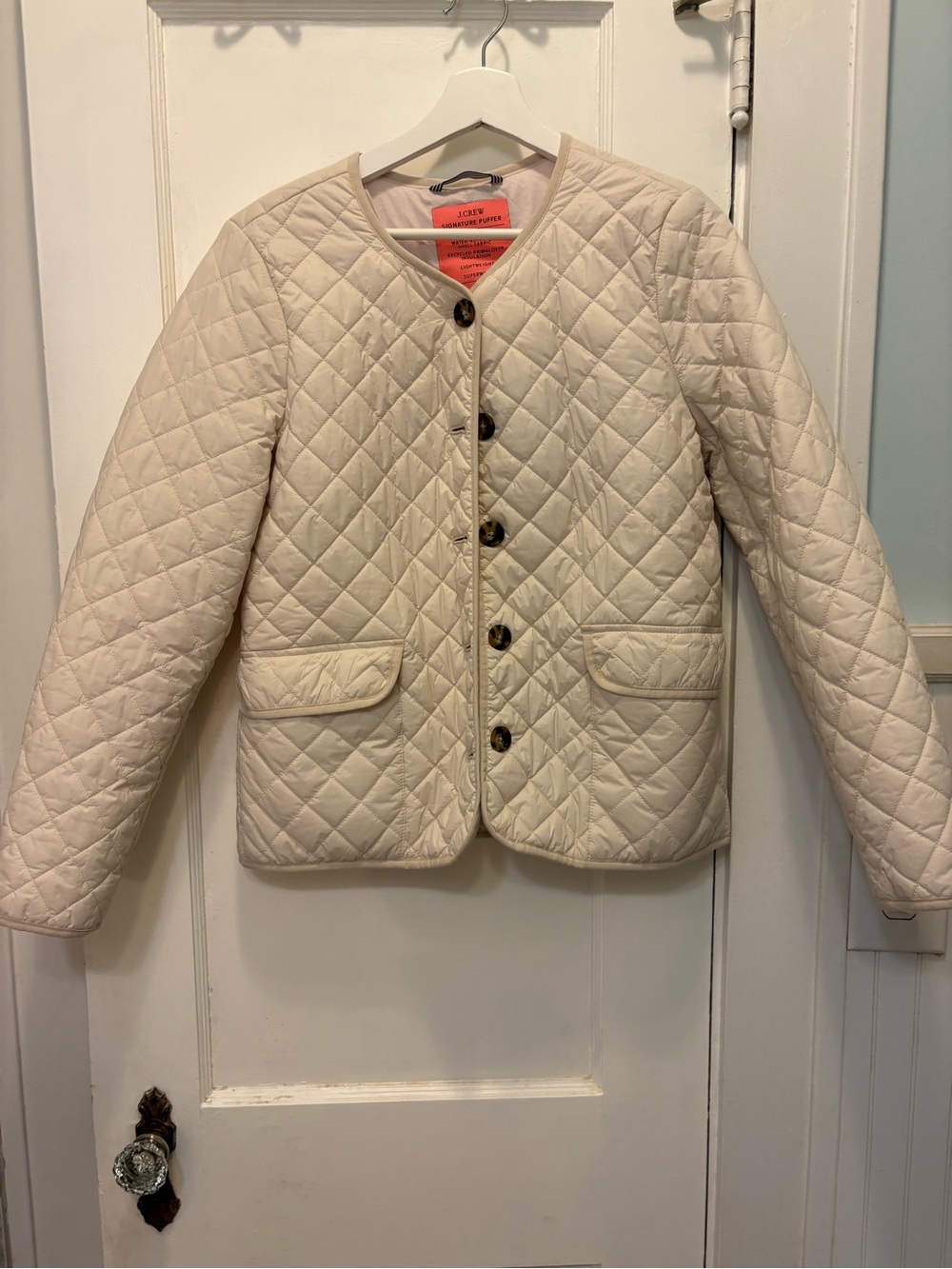 J. Crew Quilted Cream Signature Puffer Jacket
New England Fall